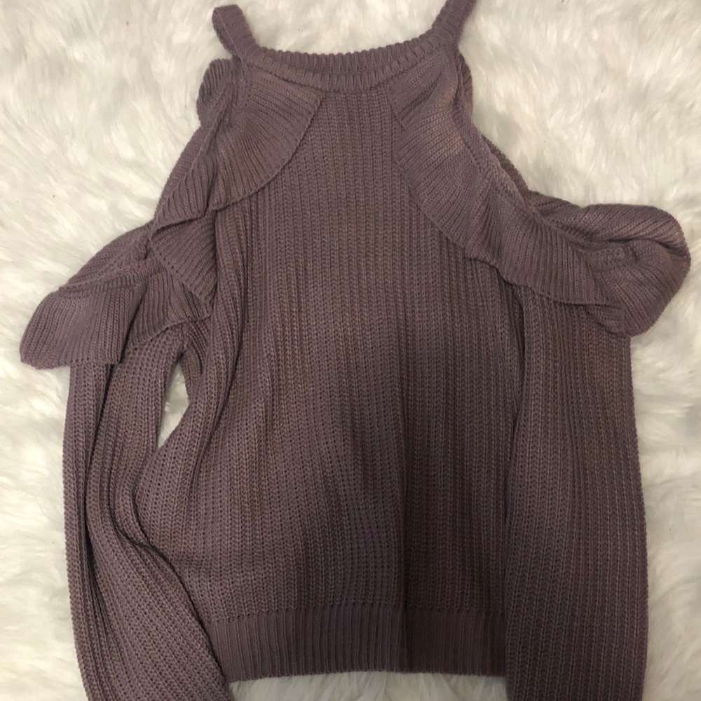 Off the shoulder sweater